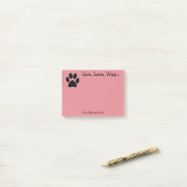 Post-it Notes - Pauw Print - "Live, Love, Wag..." (Op bureau)