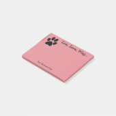 Post-it Notes - Pauw Print - "Live, Love, Wag..." (Schuin)