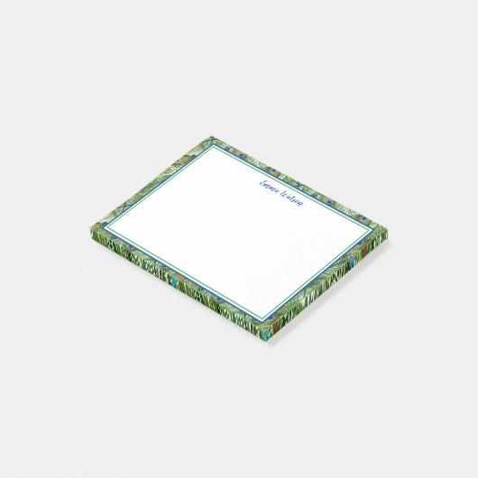 Post it Notes-Peacock Feathers Post-it® Notes (Schuin)