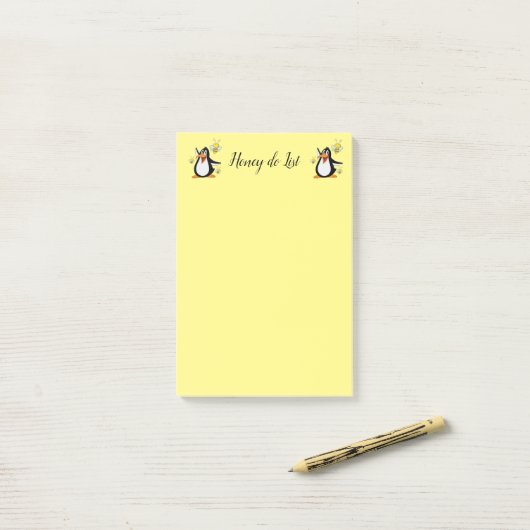 Post-it Notes Pinguïn Hommels (Op bureau)