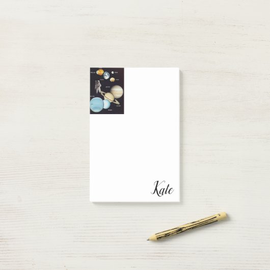 Post-it Notes Planeten (Op bureau)