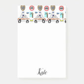 Post-it Notes Politieauto (Voorkant)