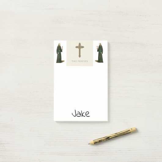 Post-it Notes Priesters (Op bureau)