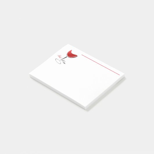 Post-it-Notes-Red Wine Post-it Notes (Schuin)