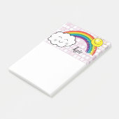 Post-it Notes Regenboog Wolken (Schuin)