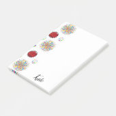 Post-it Notes Rode Dropvruchten (Schuin)