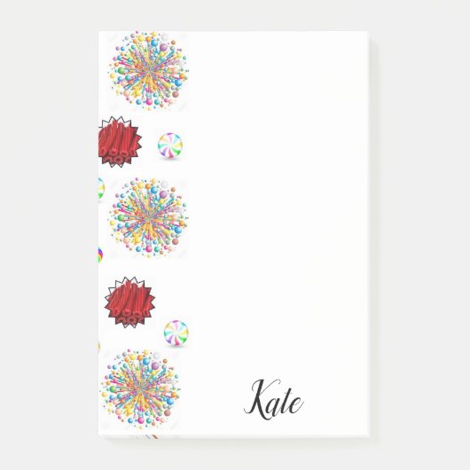 Post-it Notes Rode Dropvruchten (Voorkant)