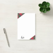 Post-it Notes Rood Blauw Groen Geruit (Kantoor)