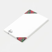 Post-it Notes Rood Blauw Groen Geruit (Schuin)