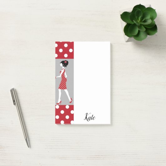 Post-it Notes Rood Stippenpatroon (Kantoor)