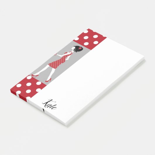 Post-it Notes Rood Stippenpatroon (Schuin)