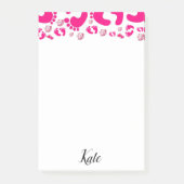 Post-it Notes Roze Babyvoetjes Olifant Meisje (Voorkant)