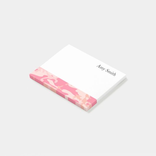 Post-it-Notes-roze Camo Post-it® Notes (Schuin)