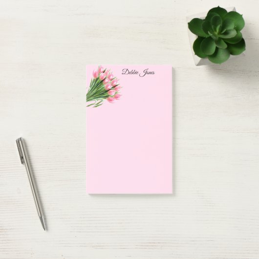 Post-it-Notes-roze Tulpen Post-it® Notes (Kantoor)