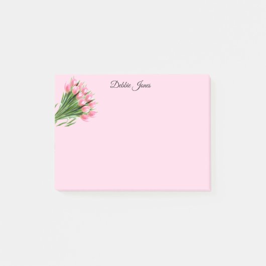 Post-it-Notes-roze Tulpen Post-it® Notes (Voorkant)