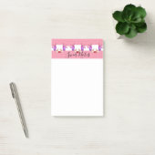Post-it Notes Roze Varkens (Kantoor)