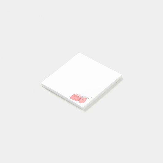 Post-It Notes | Schattigee marshmallow (Schuin)