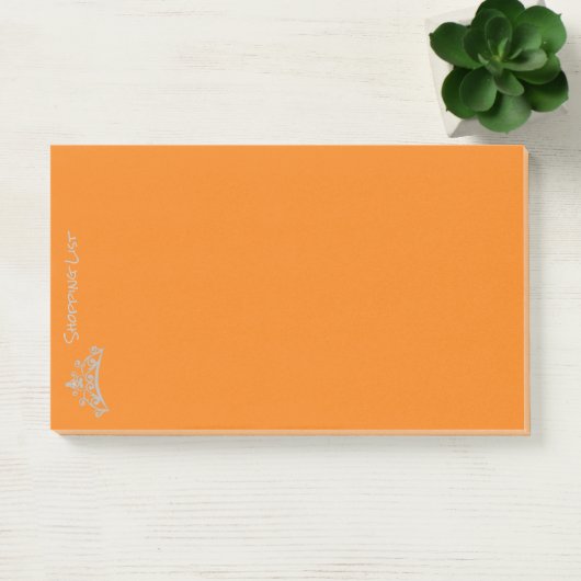 Post it Notes Shoping List Tiara Crown (Kantoor)