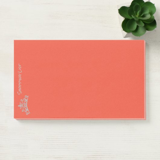 Post it Notes Shoping List Tiara Crown (Kantoor)