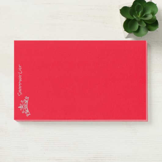 Post it Notes Shoping List Tiara Crown (Kantoor)