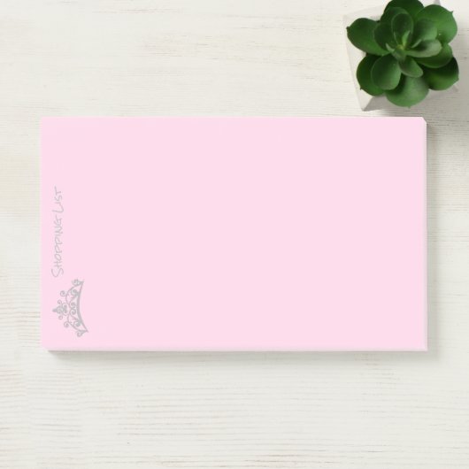Post it Notes Shoping List Tiara Crown (Kantoor)