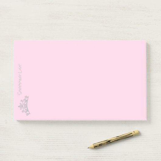 Post it Notes Shoping List Tiara Crown (Op bureau)