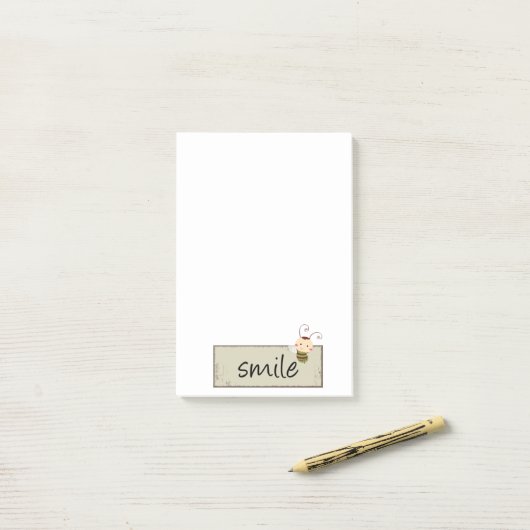 Post-it Notes Smile Hommeltje (Op bureau)