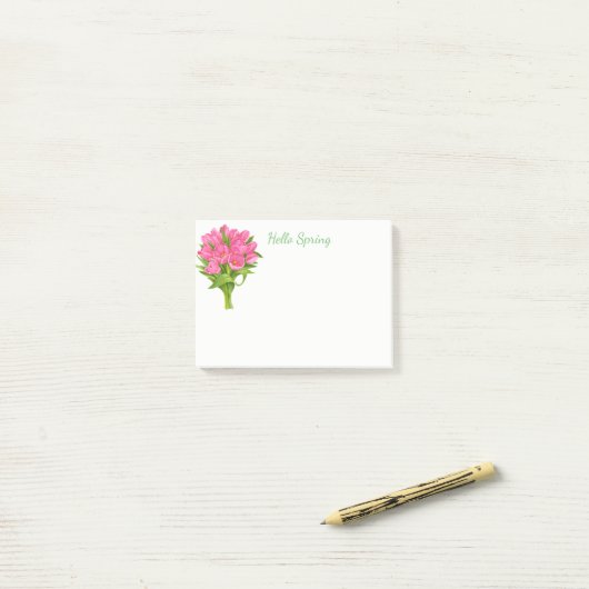 Post-it-Notes-Spring Bloemen Post-it® Notes (Op bureau)