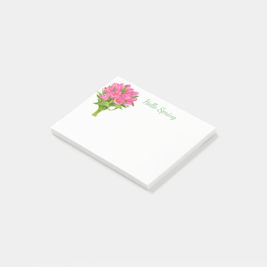 Post-it-Notes-Spring Bloemen Post-it® Notes (Schuin)