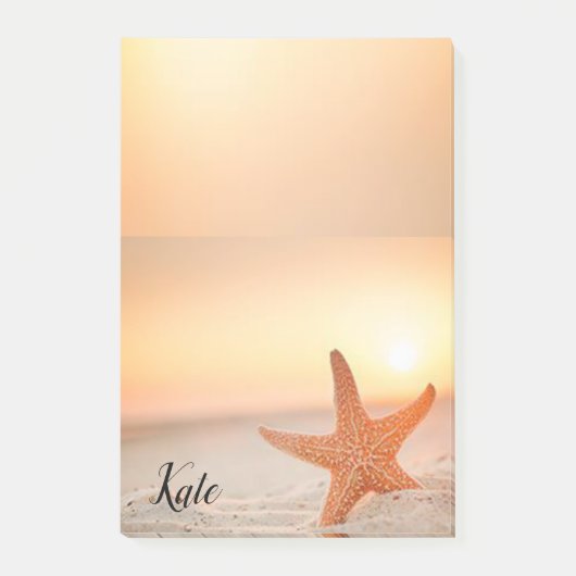 Post-it Notes Sterrenvis Strand (Voorkant)