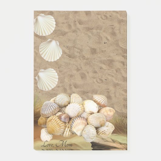 Post-it Notes Strand Schelpen Strandstenen (Voorkant)