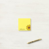 Post-it-Notes-Sunflower Post-it® Notes (Op bureau)