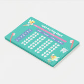 Post-it Notes -Tandenpoetsen Taken Checklist (Schuin)