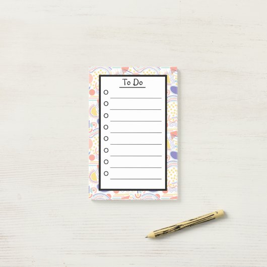 Post-it® notes "Te doen" bevestigen (Op bureau)