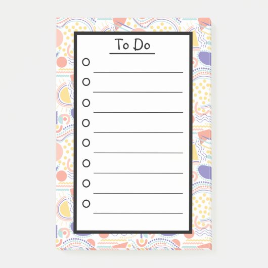 Post-it® notes "Te doen" bevestigen (Voorkant)