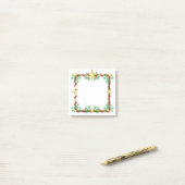 Post-it® Notes Vakantie Gouden Ster Kerstkrans (Op bureau)