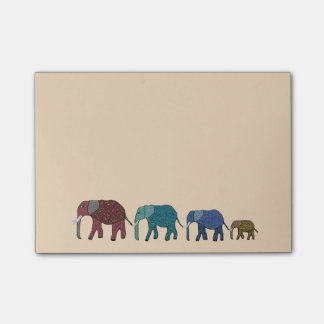 Post-it® notes van Afrikaanse olifanten