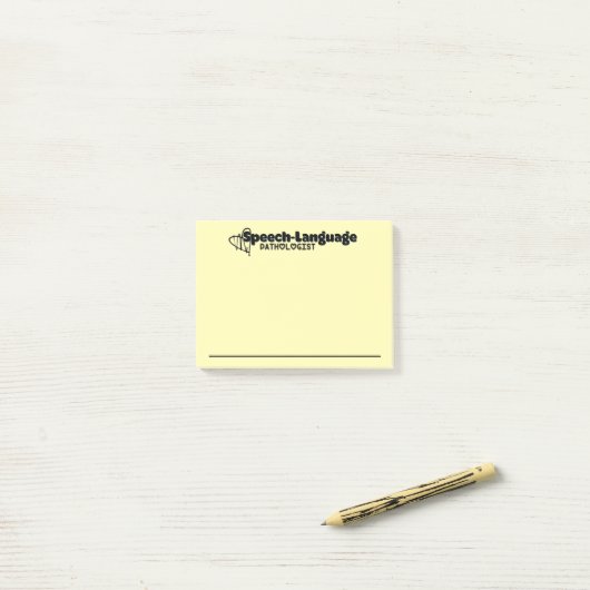 Post-it Notes van de taalpatholoog (Op bureau)