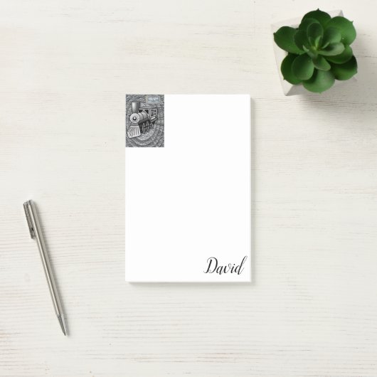 Post-it Notes Vintage Trein (Kantoor)