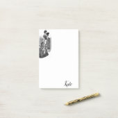 Post-it Notes Vintage Vrouw (Op bureau)