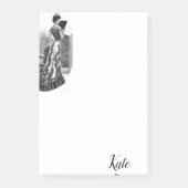 Post-it Notes Vintage Vrouw (Voorkant)