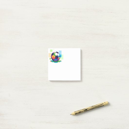 Post-it-Notes-Voetbal Post-it® Notes (Op bureau)