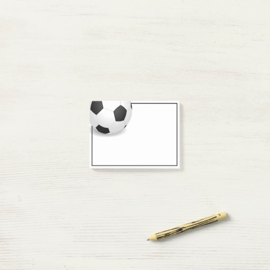 Post-it-Notes-Voetbal Post-it® Notes (Op bureau)