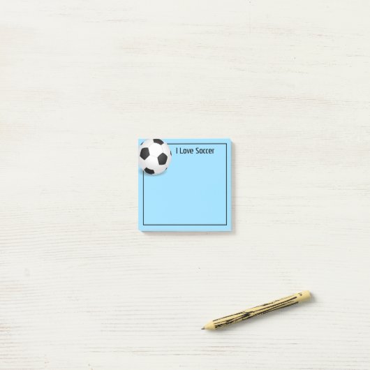 Post-it-Notes-Voetbal Post-it® Notes (Op bureau)