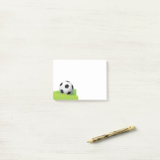 Post-it-Notes-Voetbal Post-it® Notes (Op bureau)