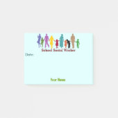 Post-it® notes voor maatschappelijk werkers van de (Voorkant)