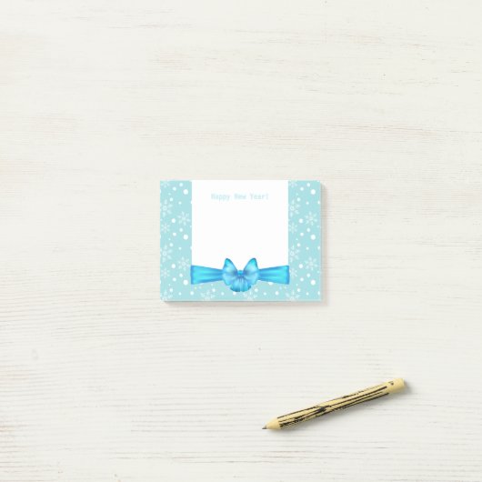 Post-it Notes - Vrolijk Kerstfeest en Gelukkig Nie (Op bureau)