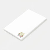 Post-it Notes Whimsilijke Kat Bloemen (Schuin)