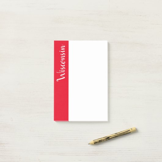 Post-it-Notes-Wisconsin Post-it® Notes (Op bureau)