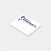 Post-it® notes - Witte kleuren Logo (Schuin)